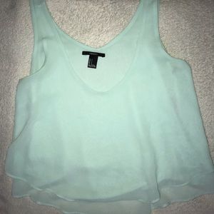 Mint Flowy tank top